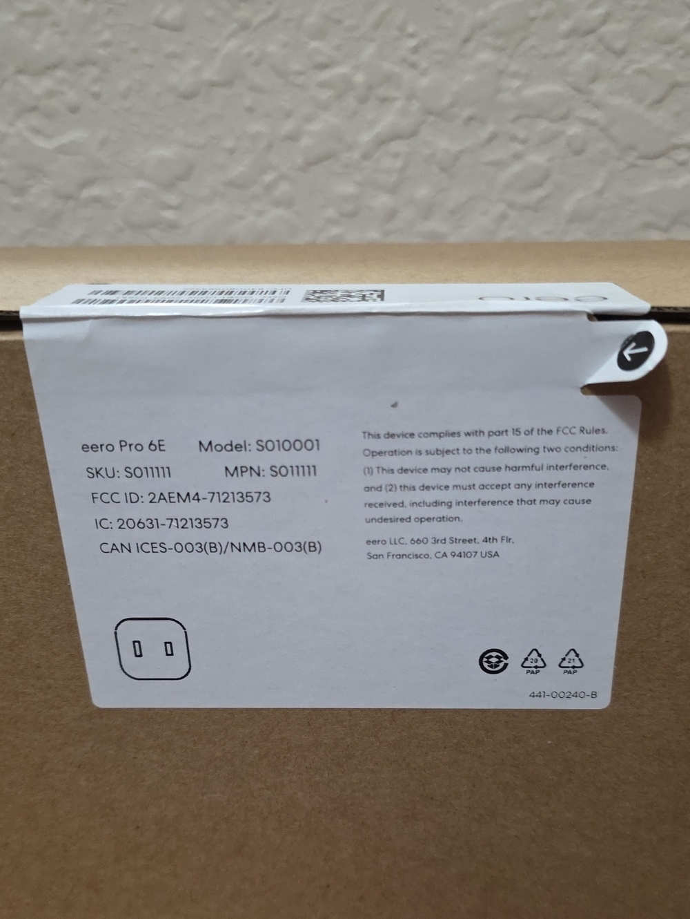 Router Amazon eero Pro 6E mesh wifi route - Picture 5 of 9